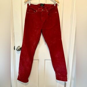 Banana Republic Men's Corduroy Pants in Red
